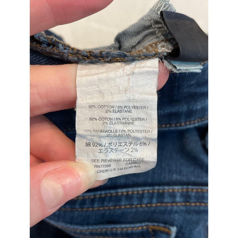 J. CREW Toothpick Skinny Jeans Women's 28 High Rise Stretch Denim Medium Wash - Picture 8 of 8